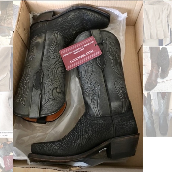 lucchese sharkskin boots